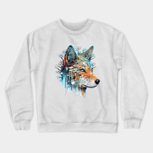 Wolf Alpha Animal World Predator Wild Nature Wilderness Crewneck Sweatshirt